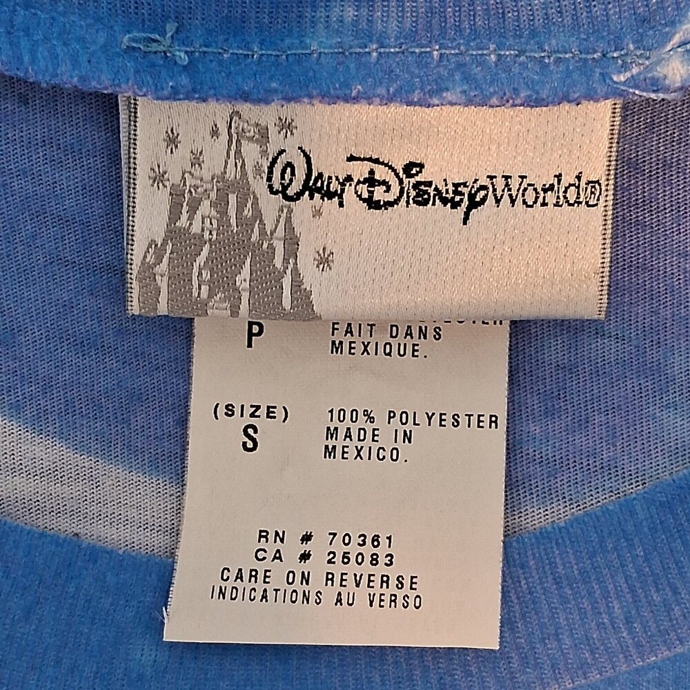 Walt Disney World T Shirt Women Where Dreams Come True All Over Print Blue - Picture 4 of 7